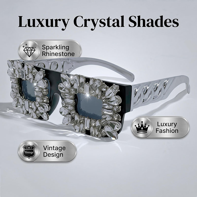 Occhiali da donna quadrati con - Sunglass Retainer Cord recensione e prezzo